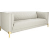 Luanna Diamond Trellis Sofa, Grey - Accent Seating - 3