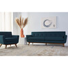 Opal Linen Tufted Sofa, Teal - Accent Seating - 3