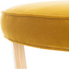 Tabby Velvet Ottoman, Gold - Ottomans - 4