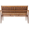 Dilan Leather Loveseat, Brown - Nursery Chairs - 4