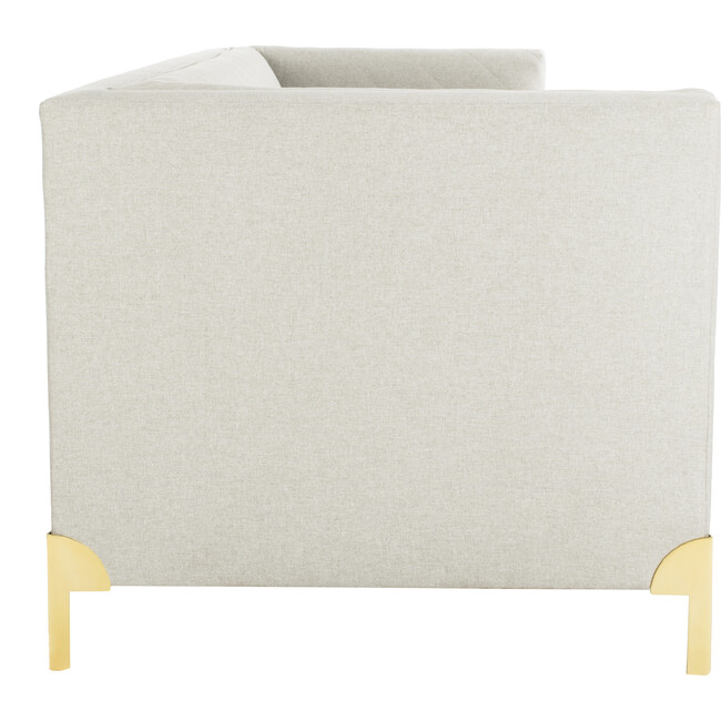 Luanna Diamond Trellis Sofa, Grey - Accent Seating - 4