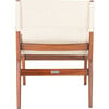 Culkin Leather Sling Chair, White - Nursery Chairs - 5