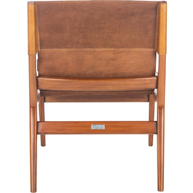 Culkin Leather Sling Chair, Brown - Nursery Chairs - 5