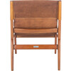 Culkin Leather Sling Chair, Brown - Nursery Chairs - 5