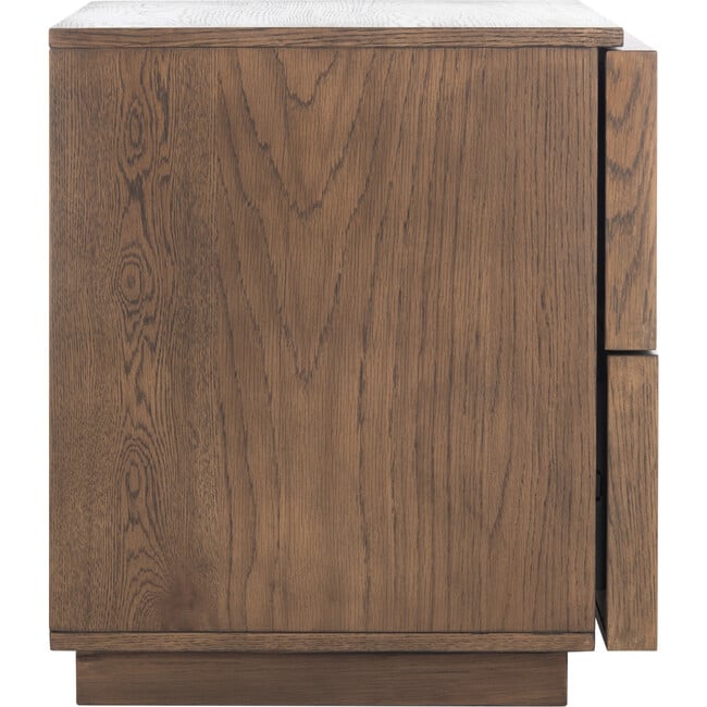 Zeus 2 Drawer Nightstand, Natural - Nightstands - 5