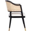 Rogue Rattan Accent Chair, Black - Accent Seating - 4