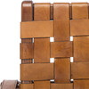Dilan Leather Loveseat, Brown - Nursery Chairs - 6