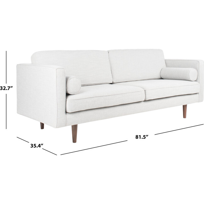 Hurley Mid-Century Sofa, Grey - Accent Seating - 8