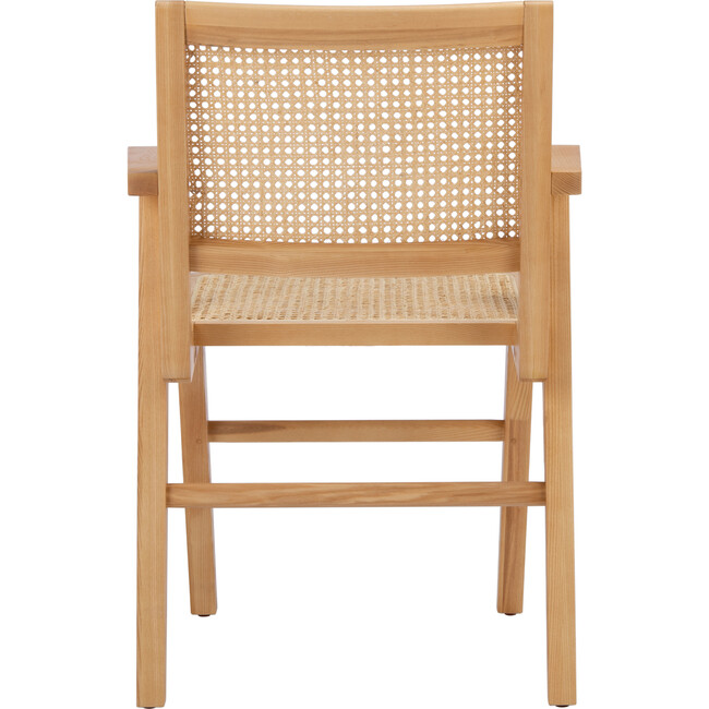 Set of 2 Hattie French Cane Arm Chair, Natural - Accent Seating - 6