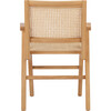 Set of 2 Hattie French Cane Arm Chair, Natural - Accent Seating - 6