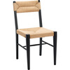 Set of 2 Cody Rattan Chair, Black - Accent Seating - 5 - thumbnail