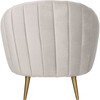 Razia Channel Tufted Chair, Pale Taupe - Accent Seating - 5 - thumbnail
