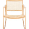 Perth Rattan Rocking Chair, Natural - Nursery Chairs - 1 - thumbnail