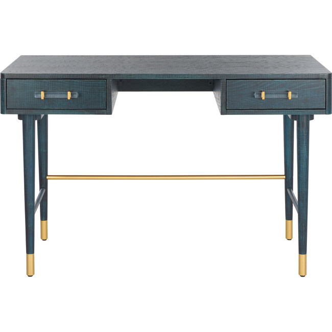 Raelynn Mid-Century Desk, Navy - Desks - 1