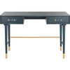 Raelynn Mid-Century Desk, Navy - Desks - 1 - thumbnail