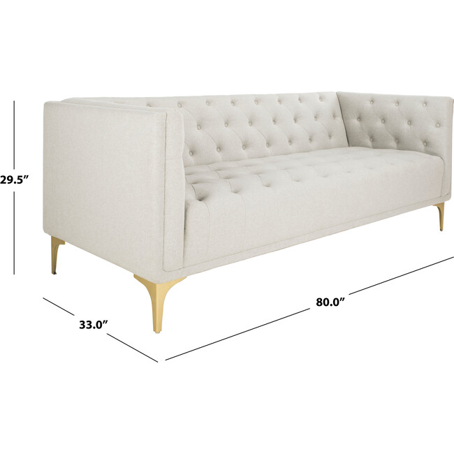 Florentino Tufted Sofa, Grey - Accent Seating - 8