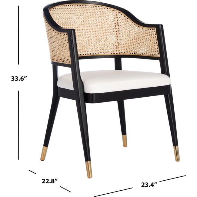 Rogue Rattan Accent Chair, Black - Accent Seating - 8