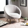 Razia Channel Tufted Chair, Pale Taupe - Accent Seating - 6