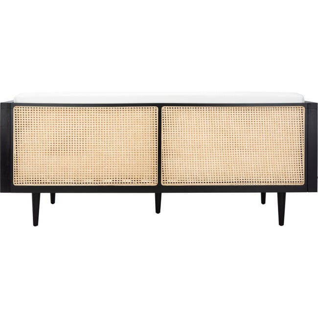 Helena French Cane Daybed, Black/Ivory - Accent Seating - 3