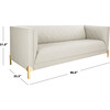 Luanna Diamond Trellis Sofa, Grey - Accent Seating - 8