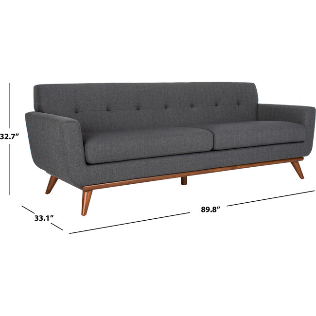 Opal Linen Tufted Sofa, Slate Grey - Accent Seating - 9