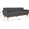 Opal Linen Tufted Sofa, Slate Grey - Accent Seating - 9