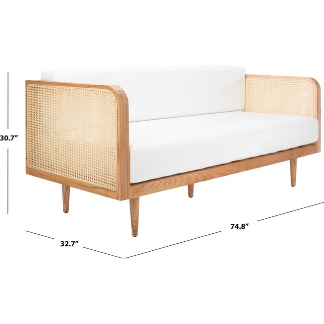 Helena French Cane Daybed, Natural/Ivory - Accent Seating - 8