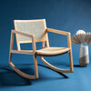 Perth Rattan Rocking Chair, Natural - Nursery Chairs - 2