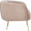 Alena Poly Blend Accent Chair, Mauve - Nursery Chairs - 4