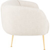 Alena Poly Blend Loveseat, Off White - Nursery Chairs - 4