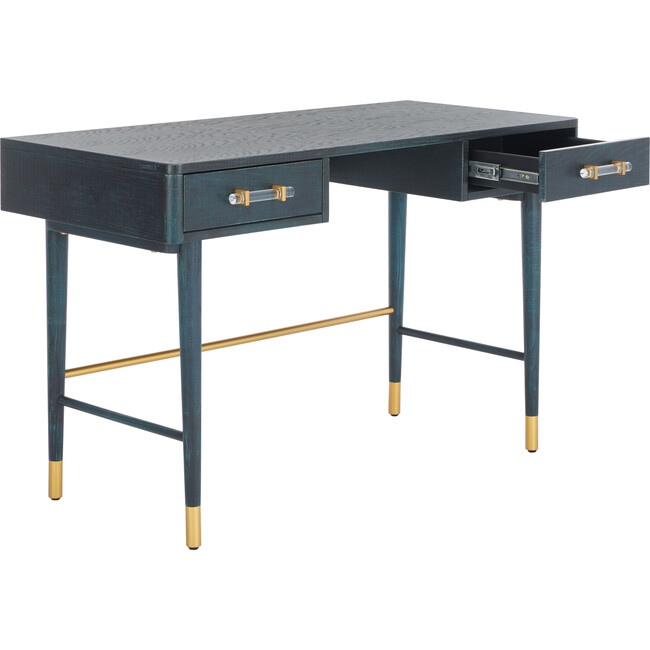 Raelynn Mid-Century Desk, Navy - Desks - 4