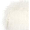 Keely Sheepskin X-Bench, White/Clear - Accent Seating - 3