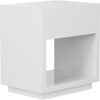 Aldo Lacquer Side Table, White - Nightstands - 3