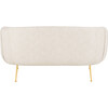 Alena Poly Blend Loveseat, Off White - Nursery Chairs - 6