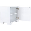 Laila Lacquer Side Table, White - Nightstands - 3
