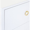 Laila Lacquer Side Table, White - Nightstands - 4