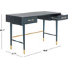 Raelynn Mid-Century Desk, Navy - Desks - 8