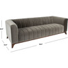 Dixie Channel Tufted Sofa, Grey - Accent Seating - 8
