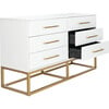 Estelle Dresser, White - Dressers - 4