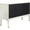 Lorna 6 Drawer Contemporary Dresser, White - Dressers - 7