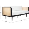 Helena French Cane Daybed, Black/Ivory - Accent Seating - 8