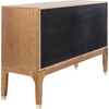 Lorna 6 Drawer Contemporary Dresser, Rustic Oak - Dressers - 7