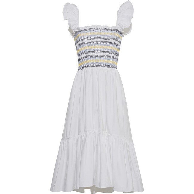 Women's Ruby Dress, White - Dresses - 1