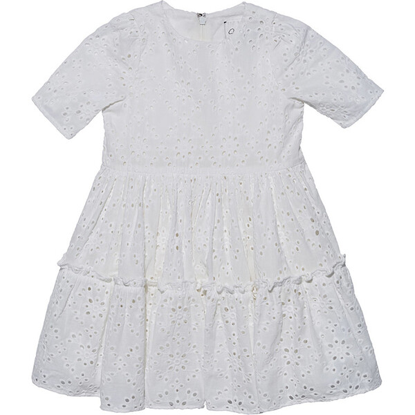 Margaux Dress, White Eyelet - Cara Cara Dresses | Maisonette