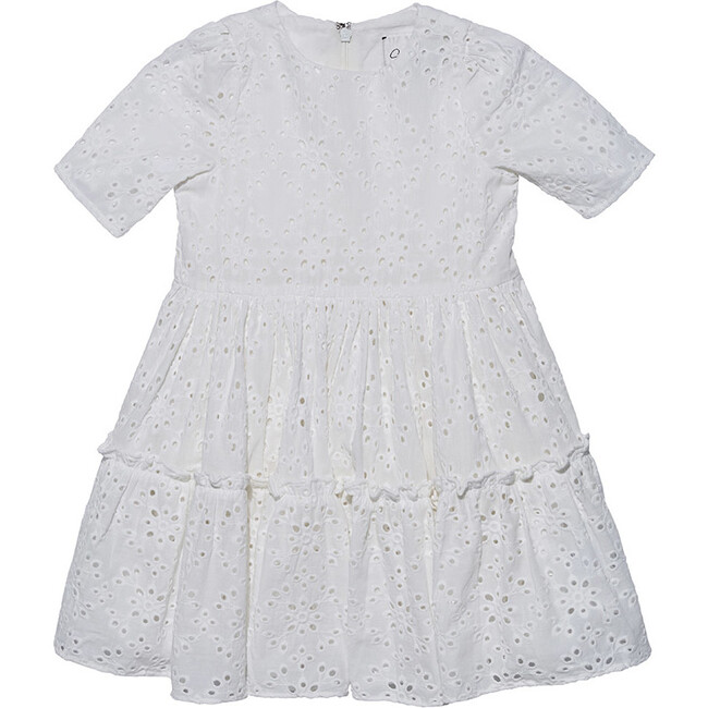 Margaux Dress, White Eyelet