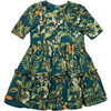 Margaux Dress, Botanical Birds Emerald - Dresses - 1 - thumbnail