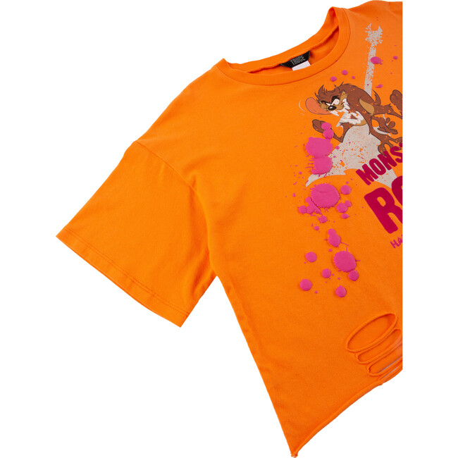Monster Rock Tee, Orange - T-Shirts - 4