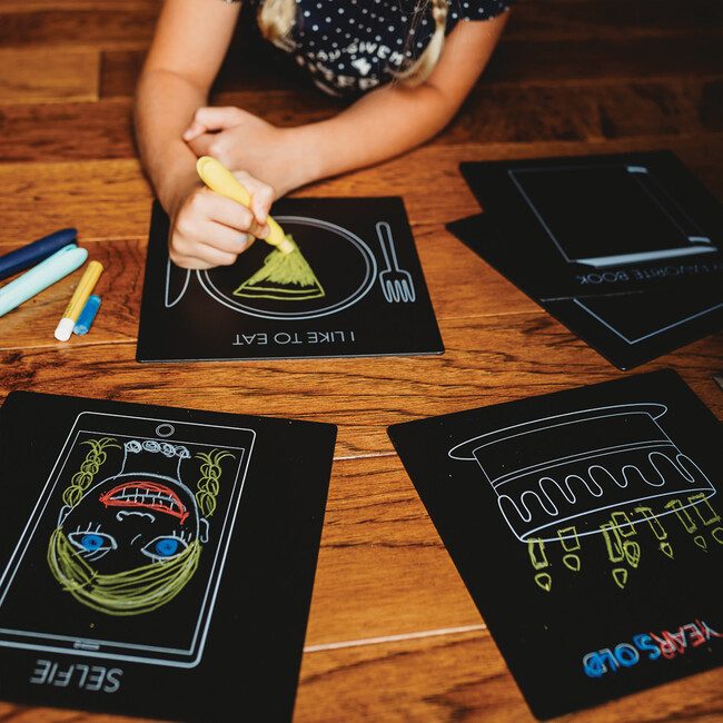 All About Me Reusable & Erasable Boards & Paper - Arts & Crafts - 3