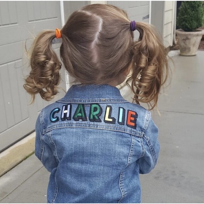 Patchwork Personalized Denim Jacket - Jackets - 3