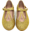 Simone Mary Jane, Gold Glitter - Mary Janes - 1 - thumbnail